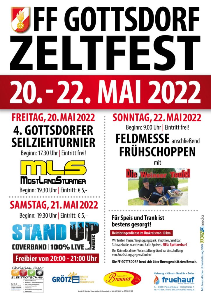 Save the Date! Zeltfest 2022